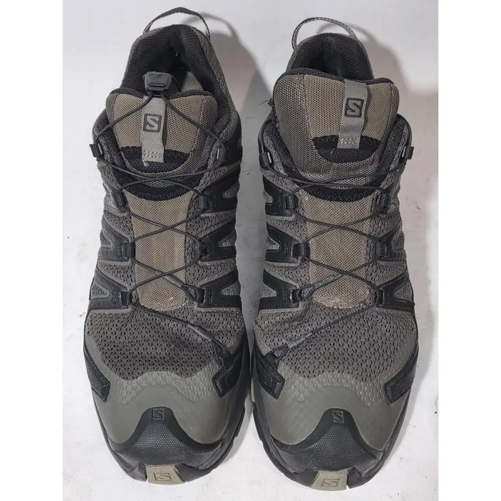 SALOMON PRO 3D sneakers shoes green hiking fitness mens sz 14 READ